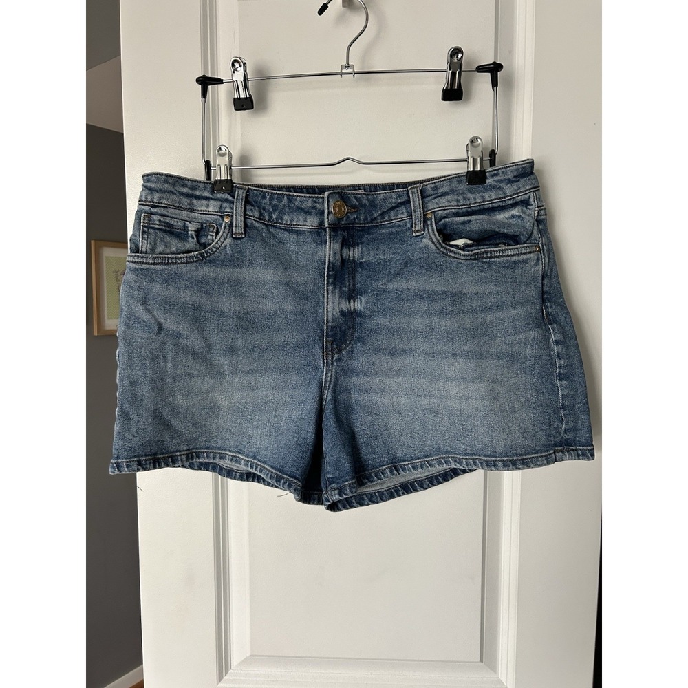 Kut From The Kloth Jane Denim High Rise Shorts Medium Wash Size 14